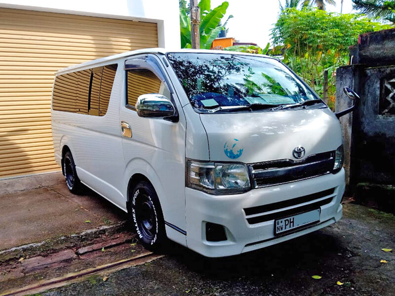 KDH Mini Van White 1